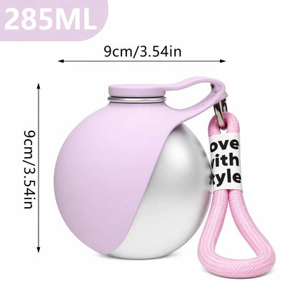 Portable Stainless Steel Water Cup For Dogs