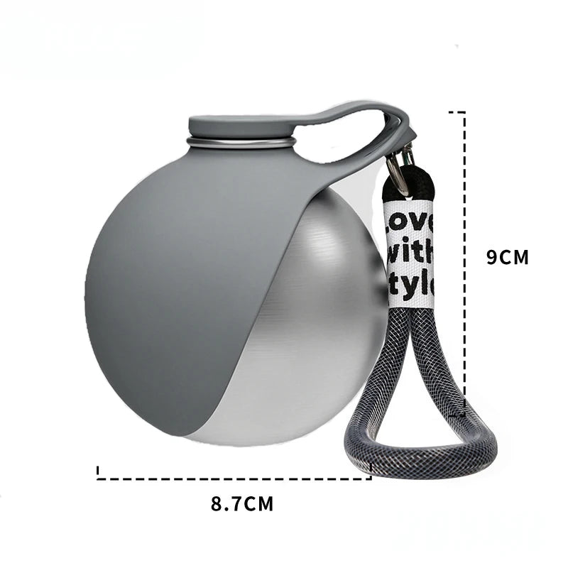 Portable Stainless Steel Water Cup For Dogs