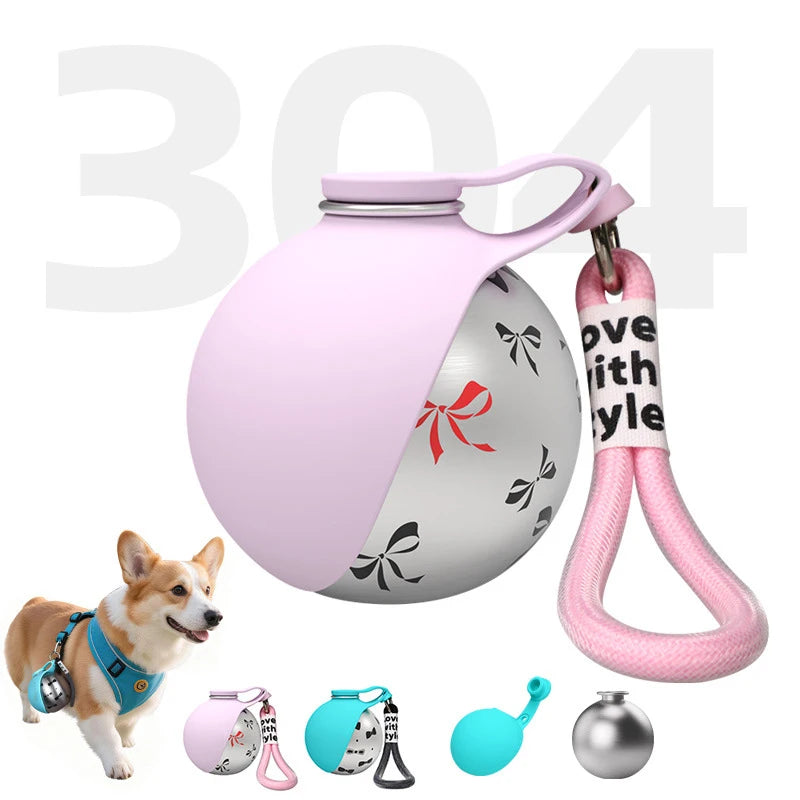 Portable Stainless Steel Water Cup For Dogs